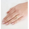 Złoty Różaniec na palec obrączka, pierścionek pr. 585